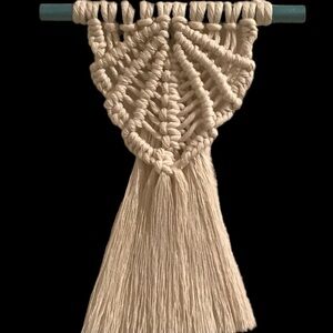 𝅺MACRAME boho ivory wall hanging.‎ Handmade